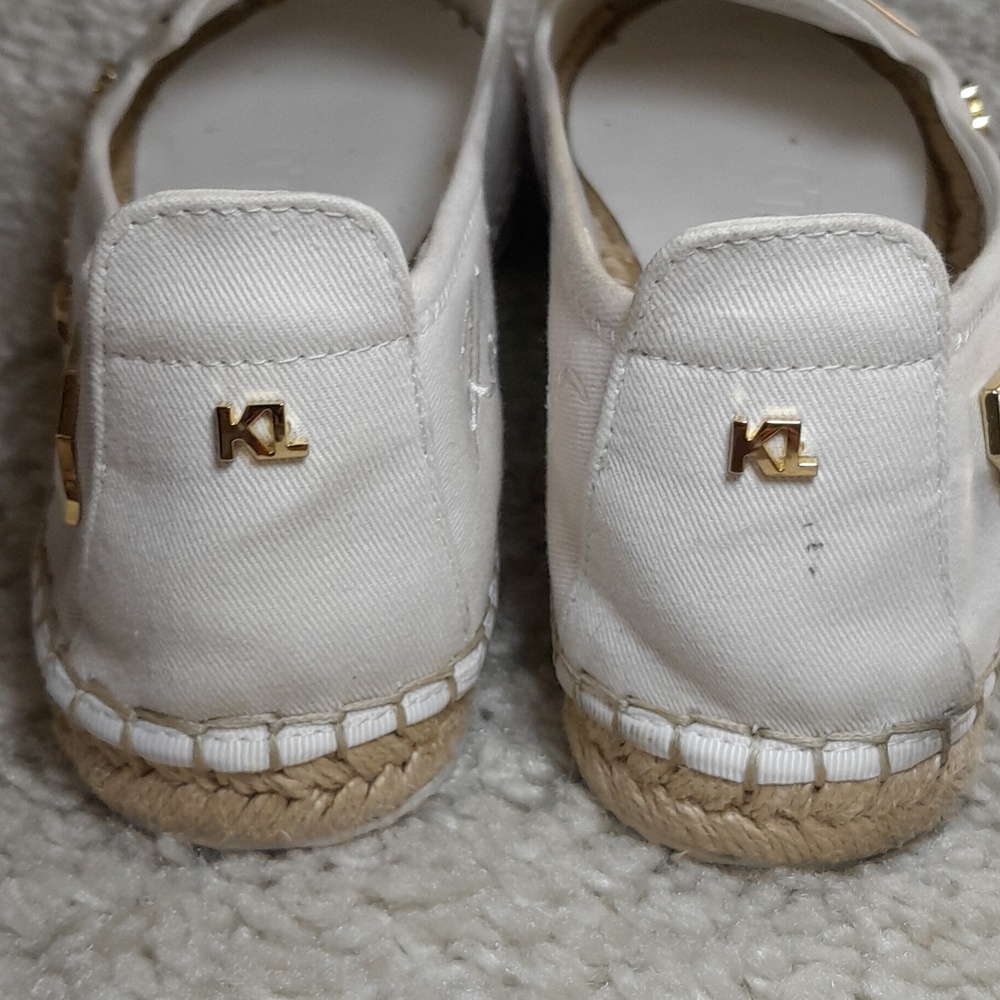 KARL LAGERFELD pin on Slip On Espadrille Size 10 - Picture 8 of 16